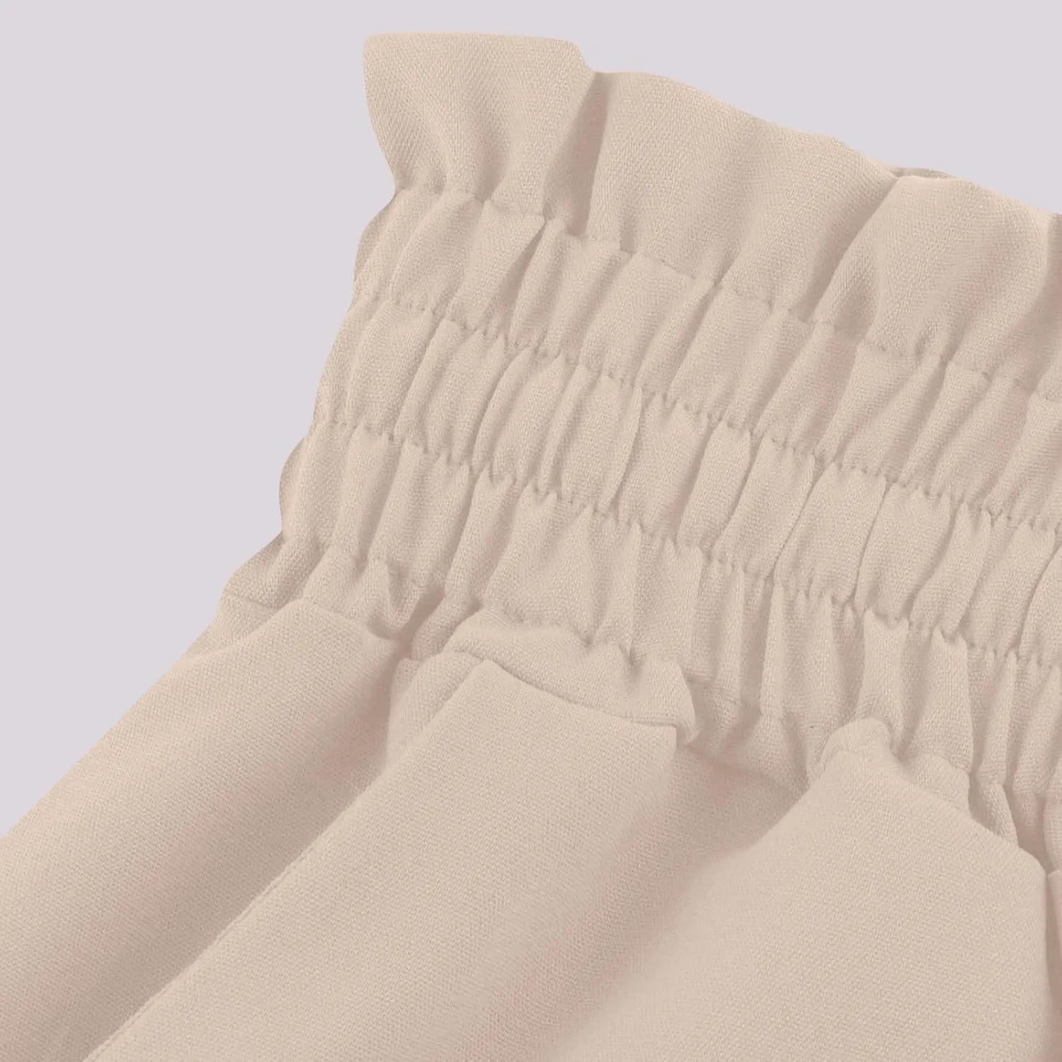 2024 High Waist Pants Solid Color Womens Spring Pleated Wide Leg Basic with Belt Daily Dressy Casual Trousers