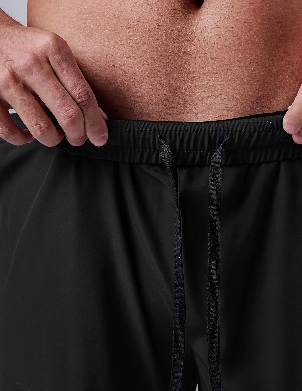 3 Pack: Men's 7" Running Shorts with Compression Liner Pockets, Athletic 2 in 1 Shorts for Workout Gym Quick Dry