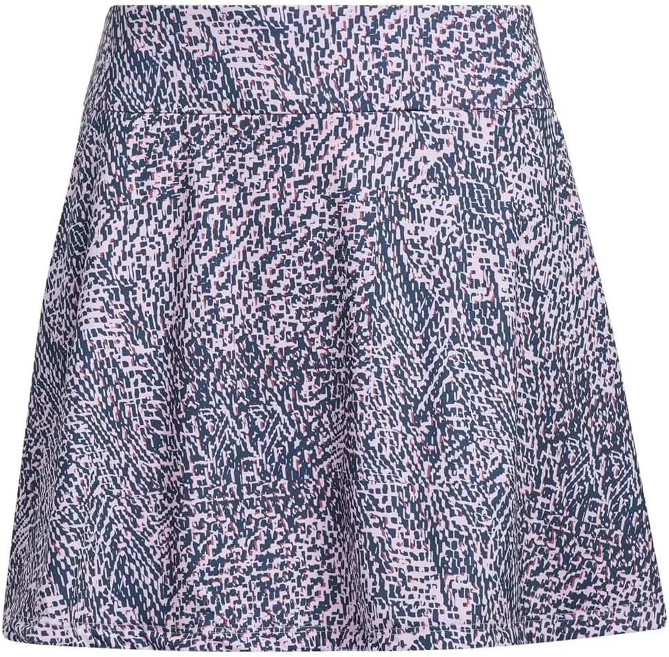 Adidas Women's 16" Ultimate 365 Flirty Print Golf Skort Light Purple S