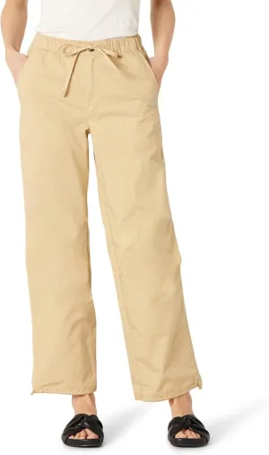 Amazon Essentials Women's Mid-Rise Baggy Loose-Fit Wide-Leg Parachute Pants