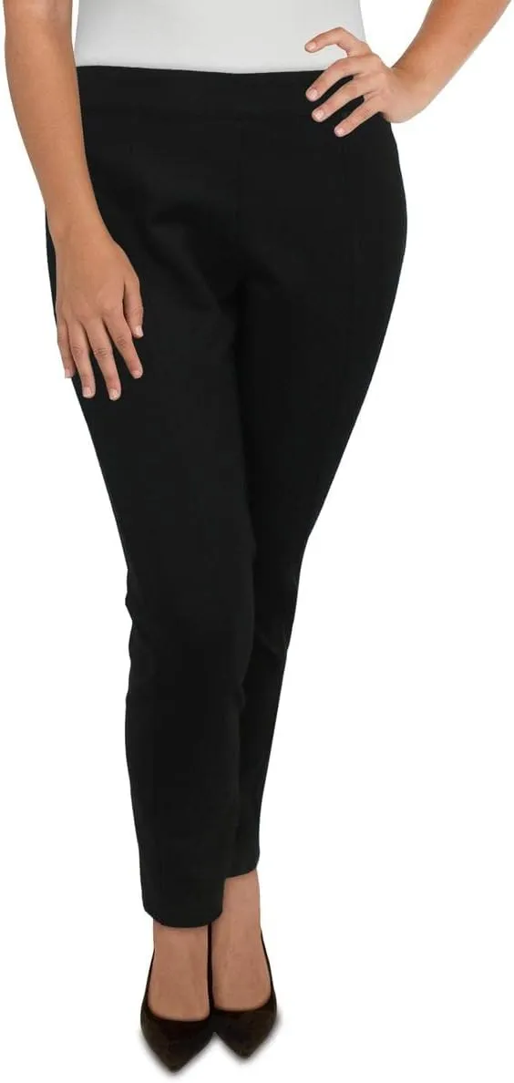 Anne Klein Womens Compression Stretch Skinny Pants