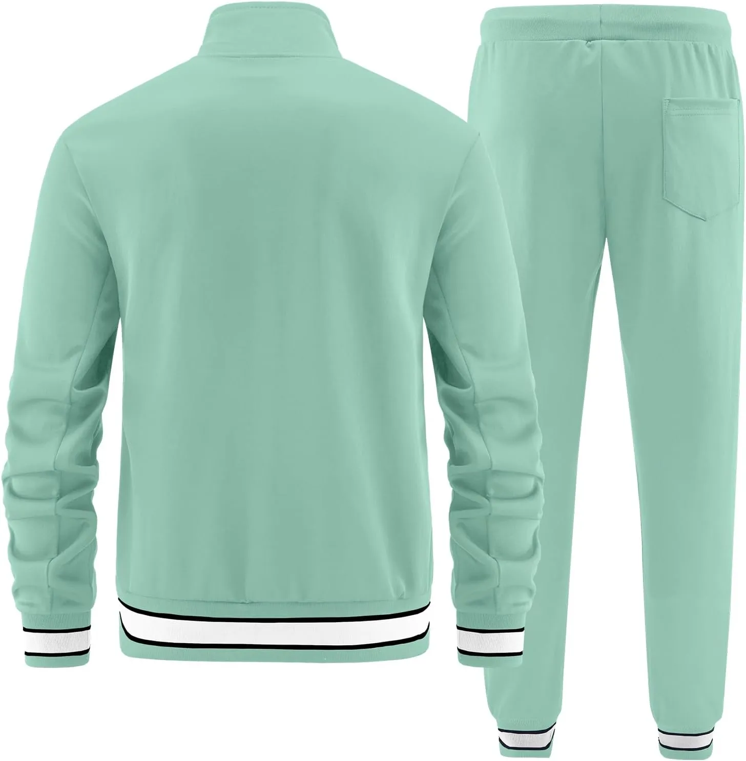 ANOTWENER Men's Casual 2 Piece Tracksuit Sets Long Sleeve Full Zip Jacket and Sweatpants Jogging Sport Outfits Sweatsuits