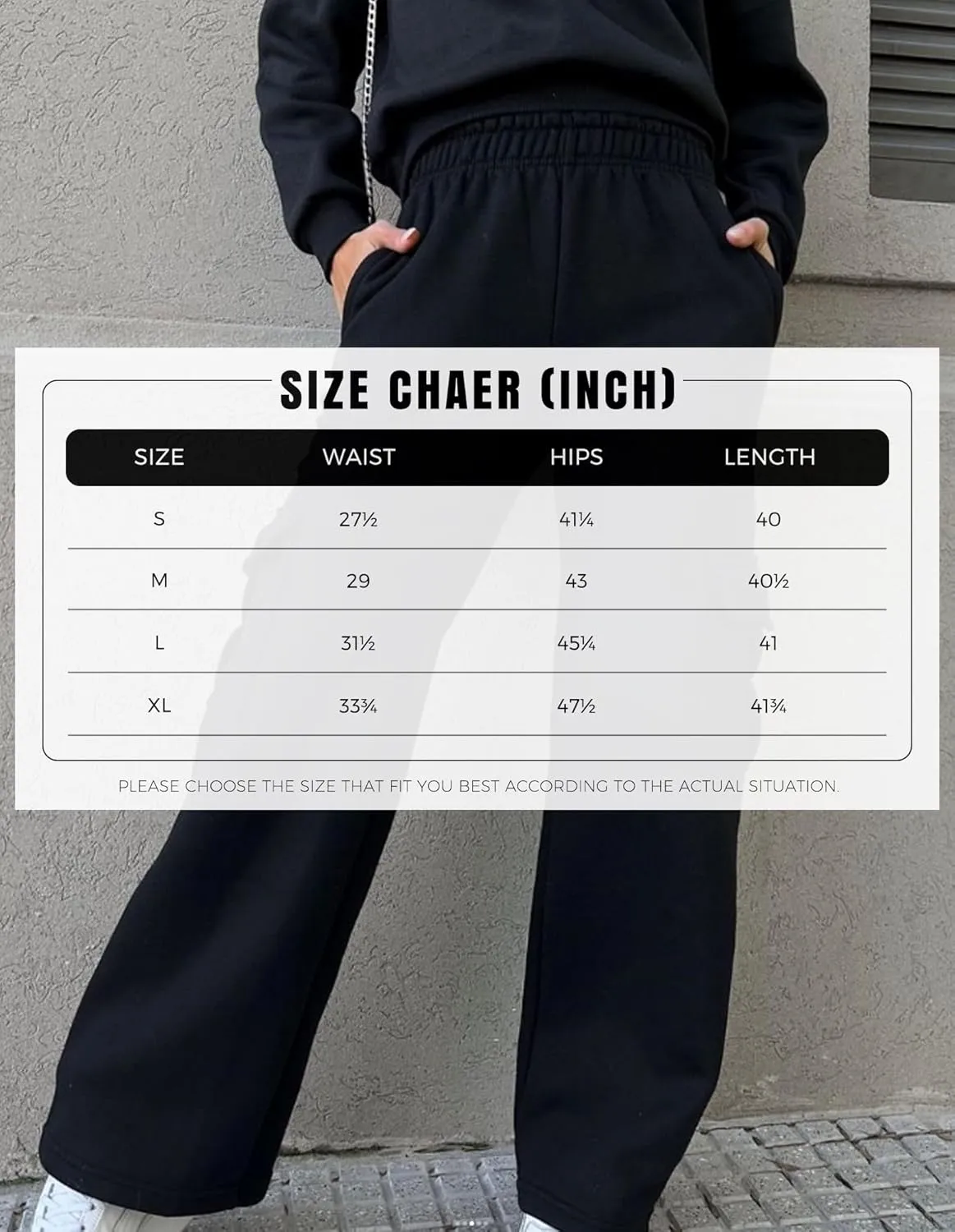 AROGONE Women's Cargo Sweatpants Baggy Casual High Waisted Straight Leg Pants with Pockets
