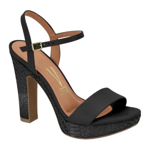 Black Ankle Strap Heels
