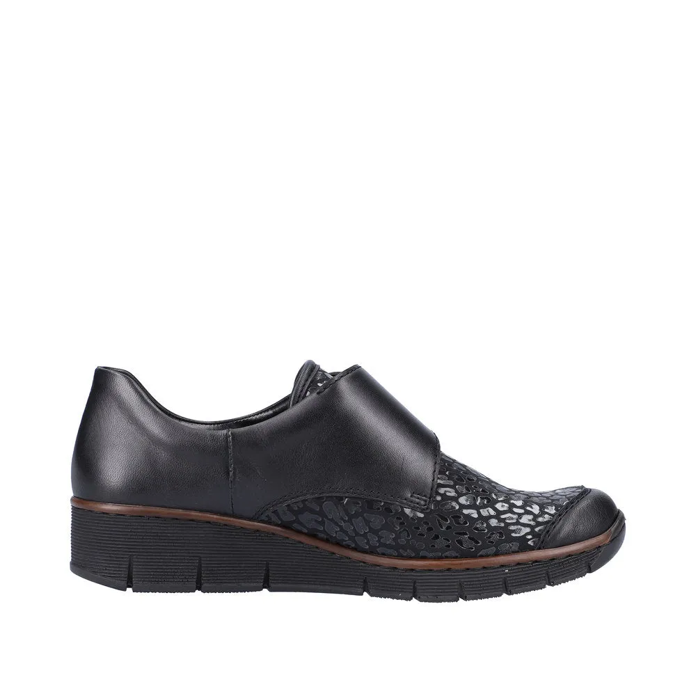 Black Velcro Strap Shoe