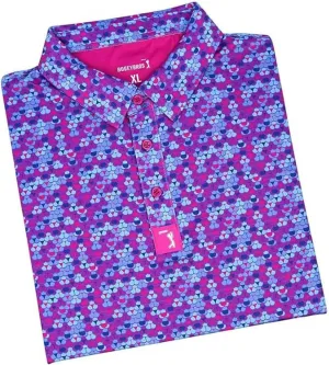 Bogey Bros - Funny Golf Polo Shirts  4 Way Stretch Mens Golf Shirts Short Sleeve, Golf Polos for Men with UPF 50 Protection