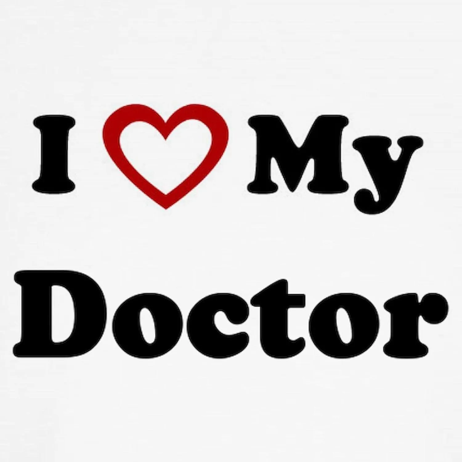 CafePress I Love My Doctor Classic Thong Underwear, Womens Panties