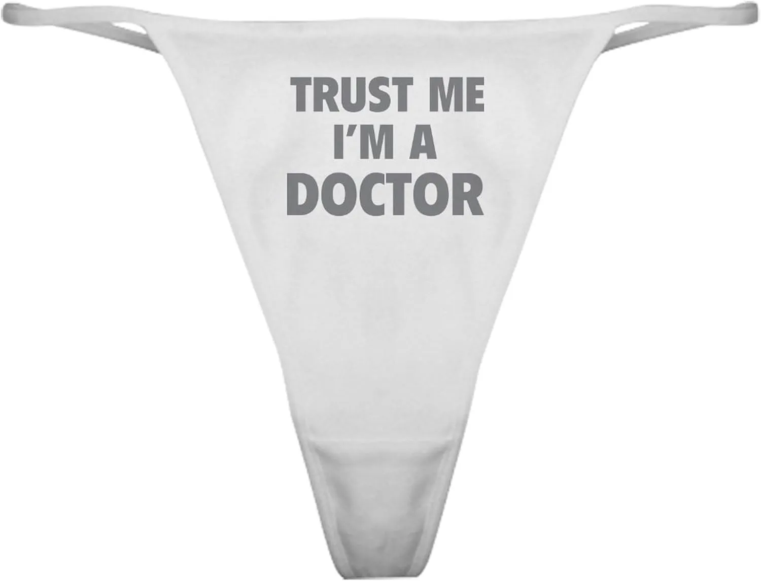 CafePress I Love My Doctor Classic Thong Underwear, Womens Panties