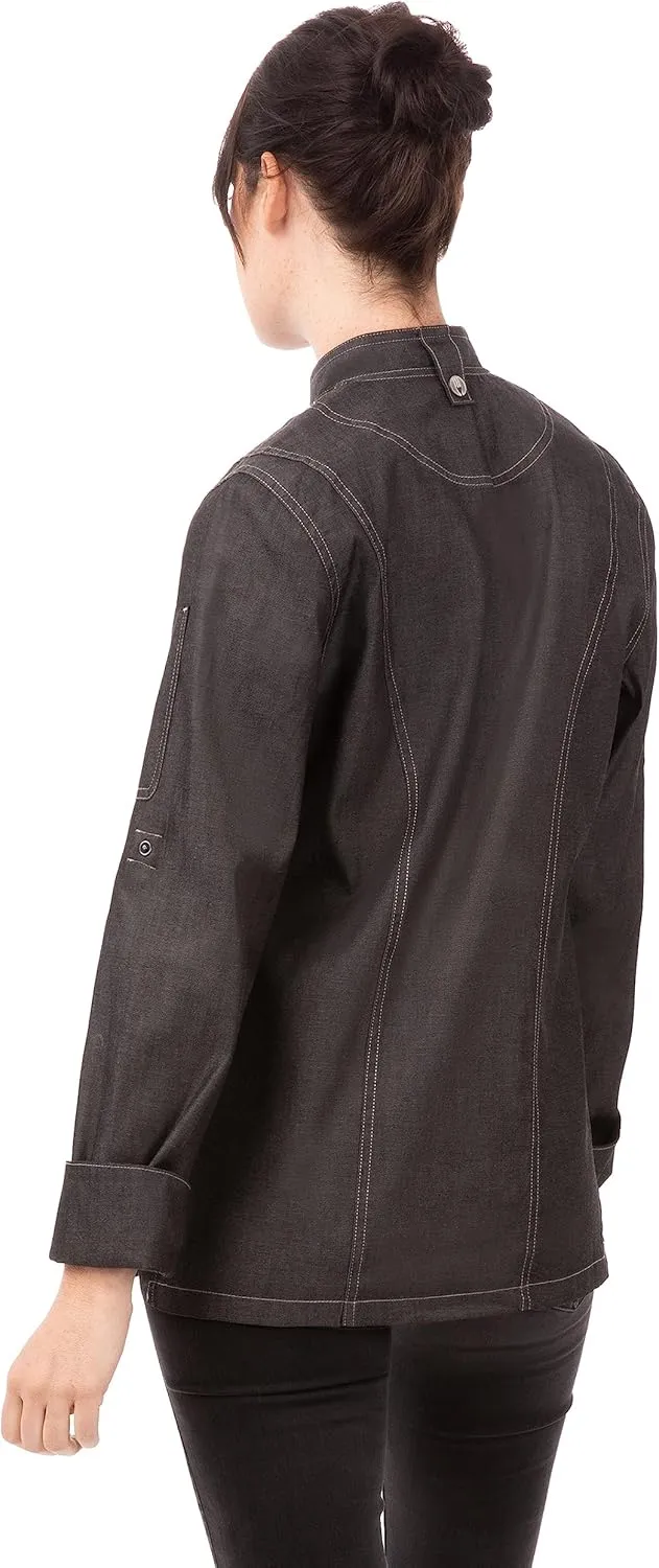 Chef Works Women's Gramercy Denim Chef Coat