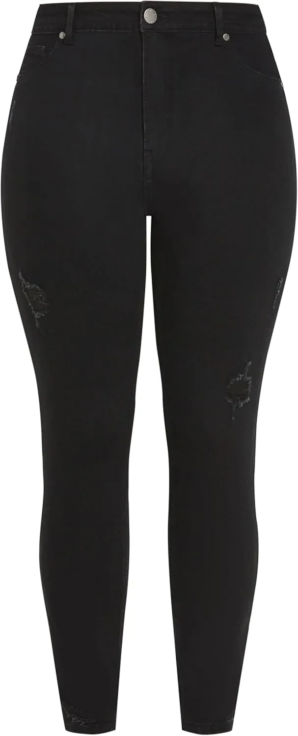 City Chic Women's Plus Size Jean-Harley Nola