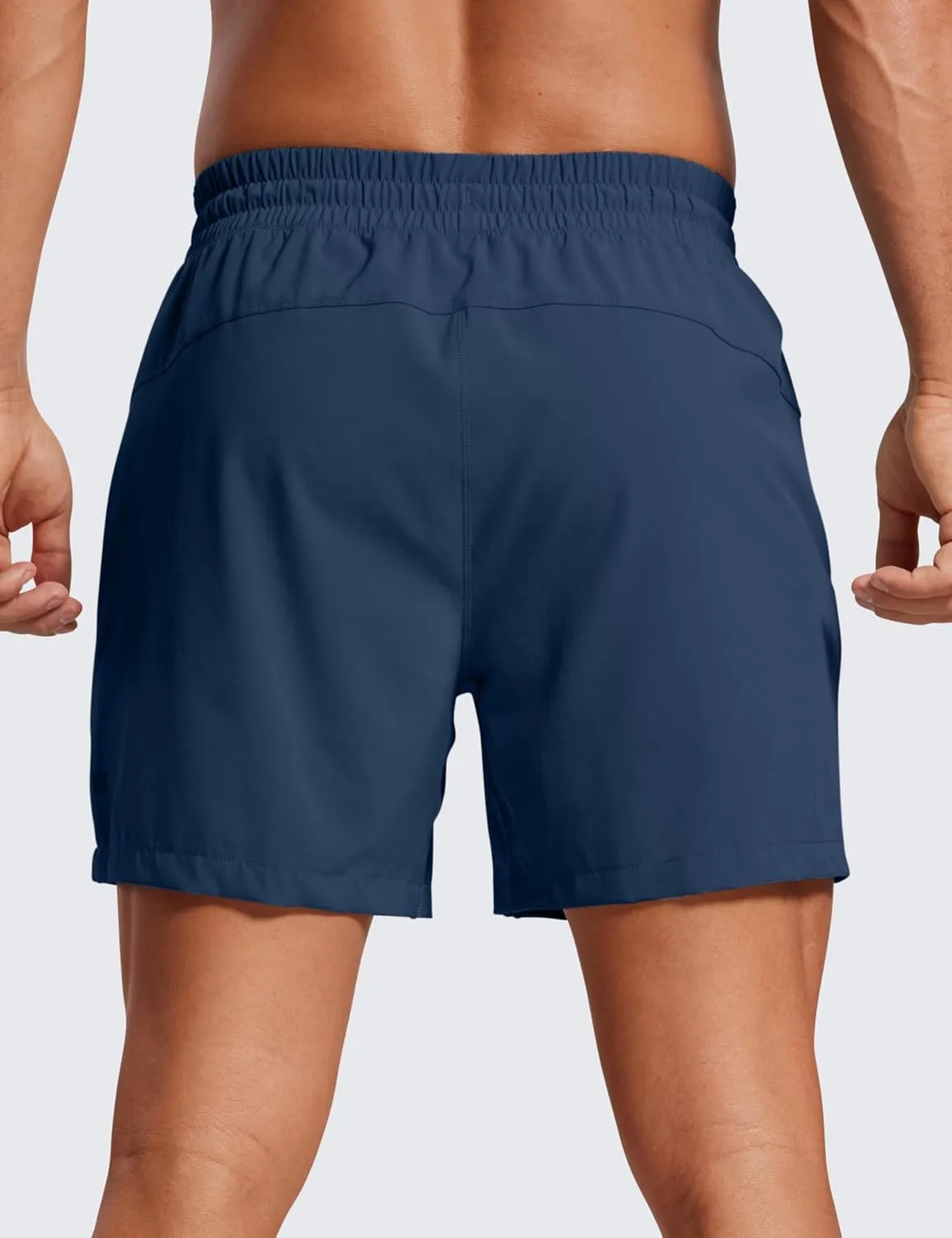 CRZ YOGA Men's 2 in 1 Running Shorts with Liner - 5'' Quick Dry for Workout Sports Athletic with Pockets