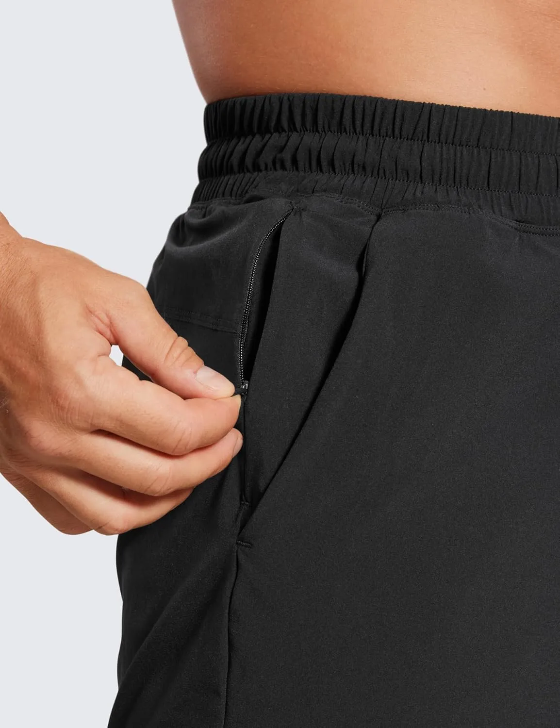 CRZ YOGA Men's 2 in 1 Running Shorts with Liner - 5'' Quick Dry for Workout Sports Athletic with Pockets