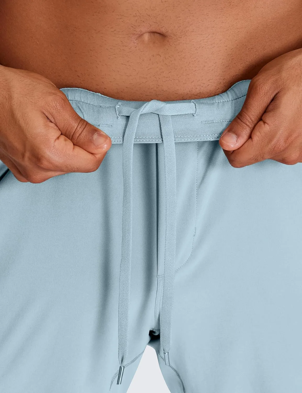 CRZ YOGA Men's 2 in 1 Running Shorts with Liner - 7'' Quick Dry for Workout Sports Athletic with Pockets