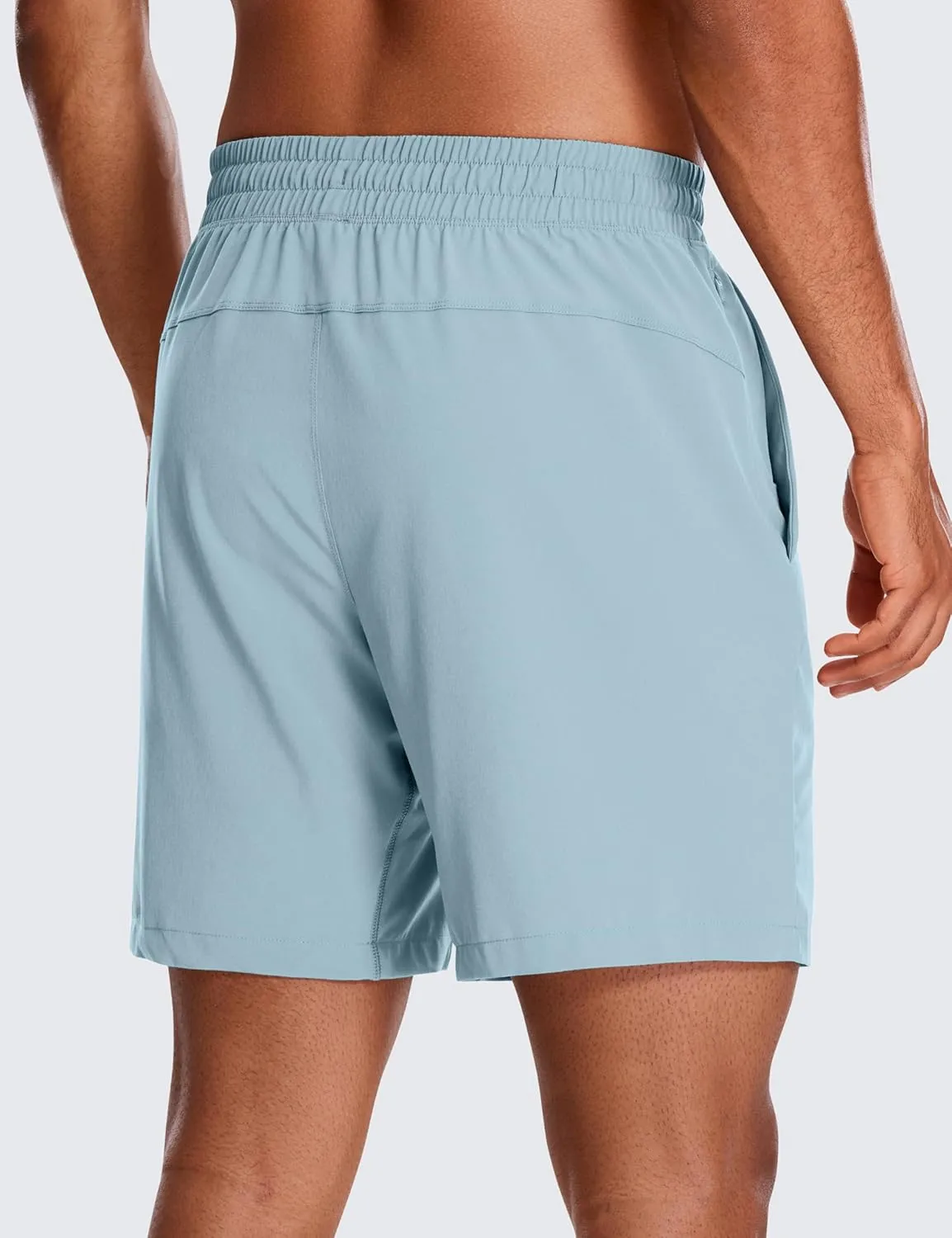 CRZ YOGA Men's 2 in 1 Running Shorts with Liner - 7'' Quick Dry for Workout Sports Athletic with Pockets