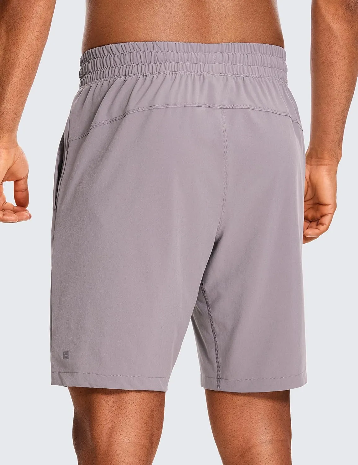 CRZ YOGA Men's 2 in 1 Running Shorts with Liner - 9'' Quick Dry for Workout Sports Athletic with Pockets