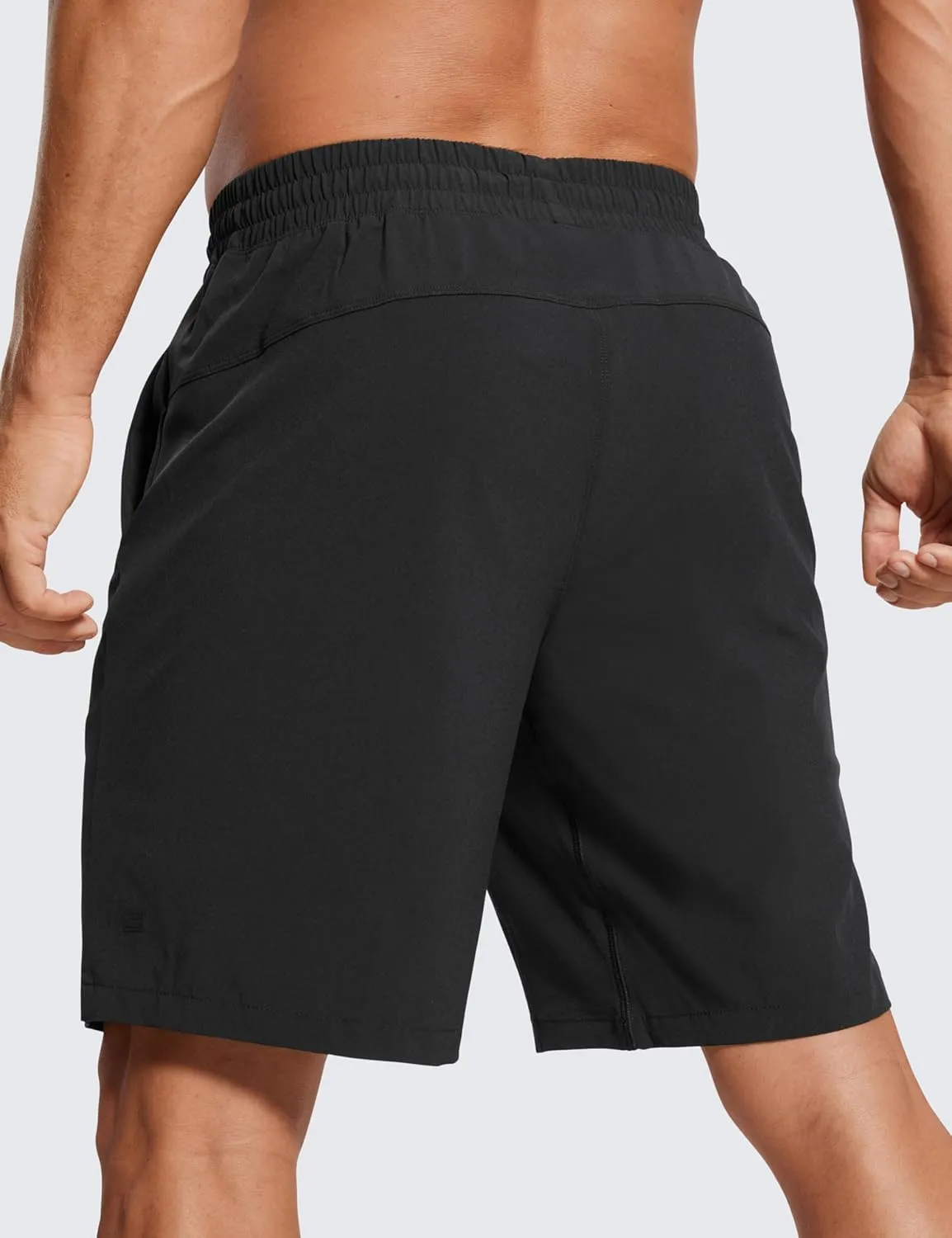CRZ YOGA Men's 2 in 1 Running Shorts with Liner - 9'' Quick Dry for Workout Sports Athletic with Pockets