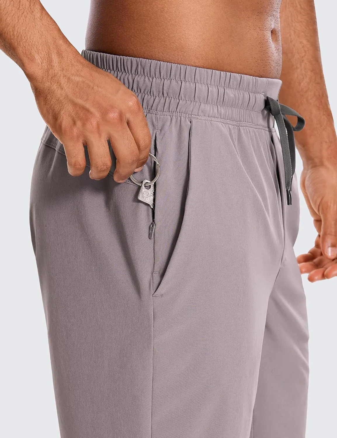CRZ YOGA Men's 2 in 1 Running Shorts with Liner - 9'' Quick Dry for Workout Sports Athletic with Pockets