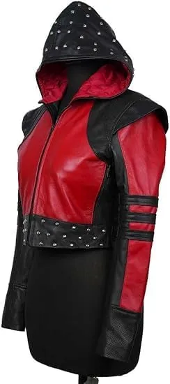Desendants 4 The Rise Of Red Jacket for Girls | Kylie Cantrall Halloween Costume | Kylie Cantrall Leather Jacket