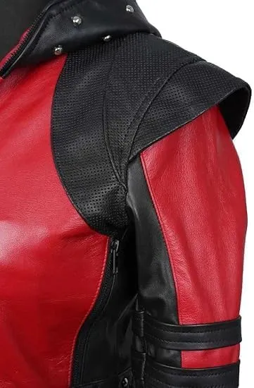Desendants 4 The Rise Of Red Jacket for Girls | Kylie Cantrall Halloween Costume | Kylie Cantrall Leather Jacket