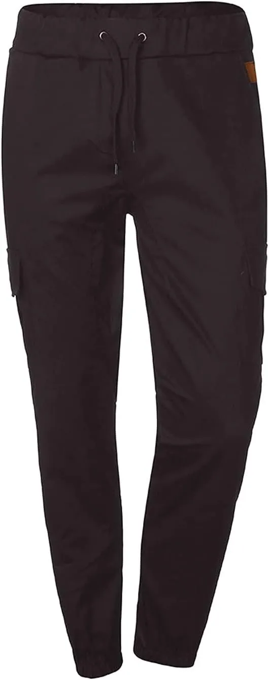 Dudubaby Plus Size Dress Pants for Mens Work Pants Casual Multi Pocket Trousers Sports Drawstring Trousers