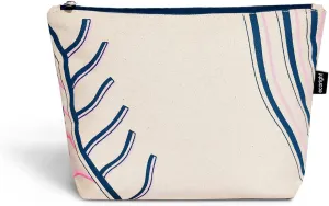 Eco Right Canvas Cosmetic Bag: Travel Makeup Pouch For Women & Girls, Zipper Purse Organizer, Stylish Canvas Cotton Aesthetic, Large Capacity, Toiletry Storage, Purse-friendly