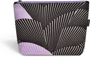 Eco Right Canvas Cosmetic Bag: Travel Makeup Pouch For Women & Girls, Zipper Purse Organizer, Stylish Canvas Cotton Aesthetic, Large Capacity, Toiletry Storage, Purse-friendly