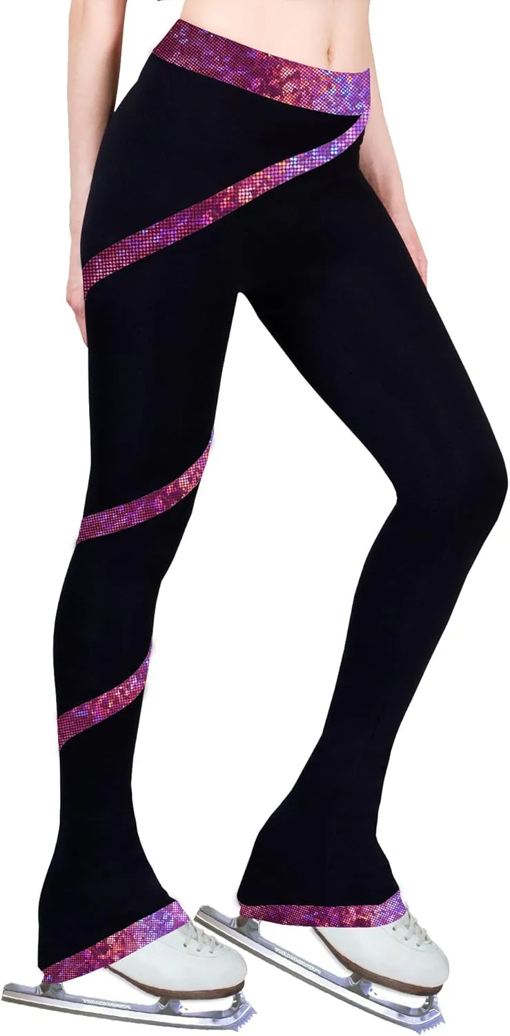 Figure Skating Spiral Polartec Polar Fleece Pants