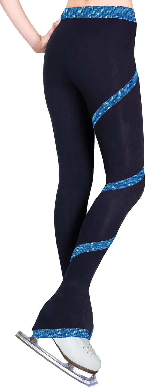 Figure Skating Spiral Polartec Polar Fleece Pants