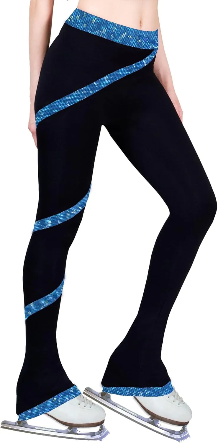 Figure Skating Spiral Polartec Polar Fleece Pants