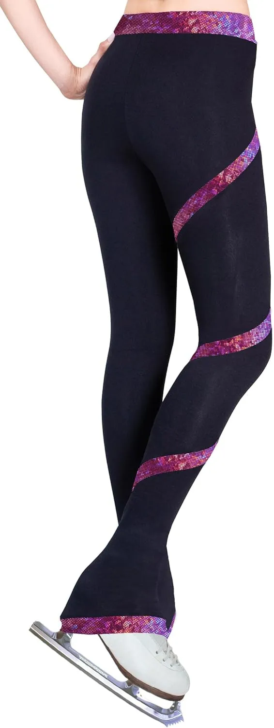 Figure Skating Spiral Polartec Polar Fleece Pants