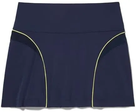 Fila Women's Alley Flirty Skort Fila Navy/Limoncello XL