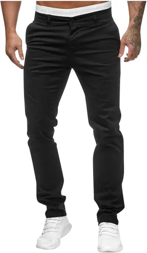 Fleece Pants for Men Sports Casual Jogging Trousers Lightweight Hiking Work Pants Outdoor Pant