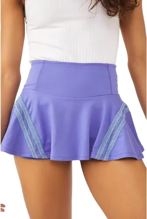 Free People Pleats and Thank You Skort Moroccan Blue LG (Women's 12)