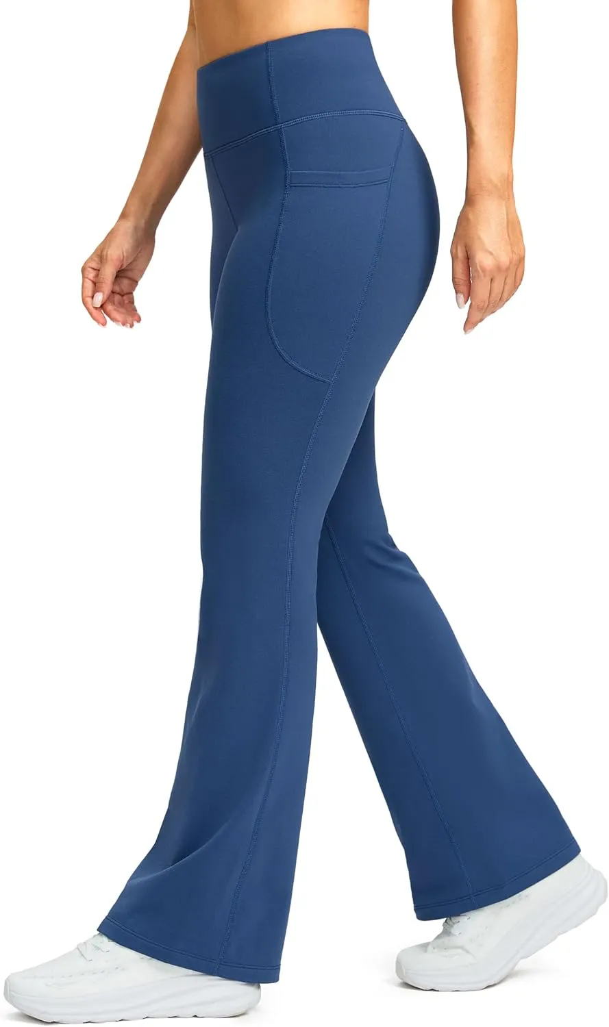 G Gradual Women's Fleece Lined Pants High Waist Winter Thermal Warm Flare Leggings Hiking Yoga Pants Women with Pockets