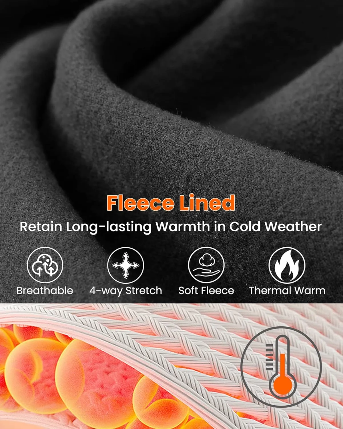 G4Free Fleece Lined Flare Leggings for Women High Waisted Thermal Bootcut Yoga Pants with 4 Pockets