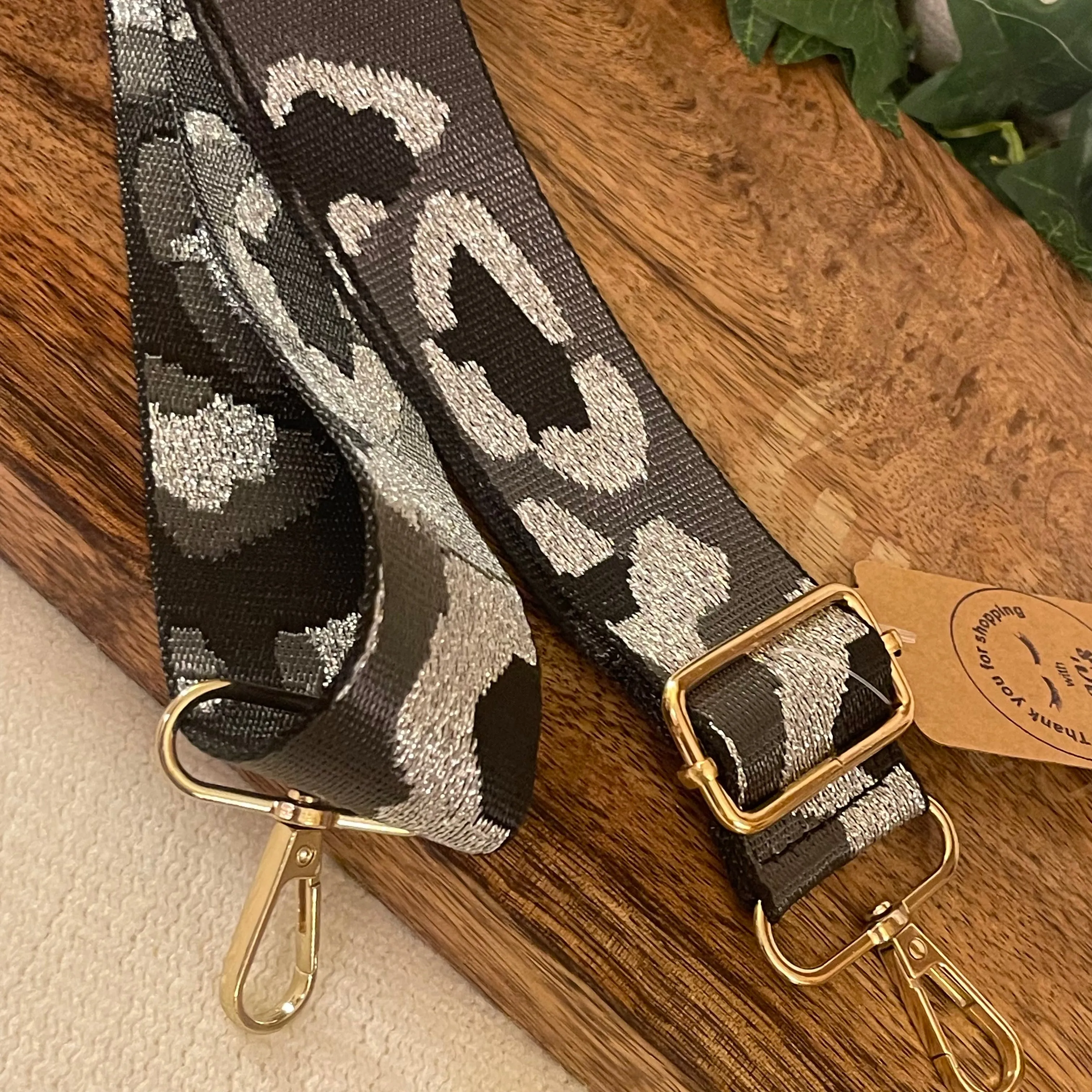 GameDay: Replacement Guitar Purse Strap  Leopard Print