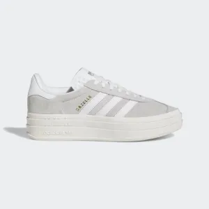 Gazelle Bold Shoes (Grey Two   Cloud White   Core White)