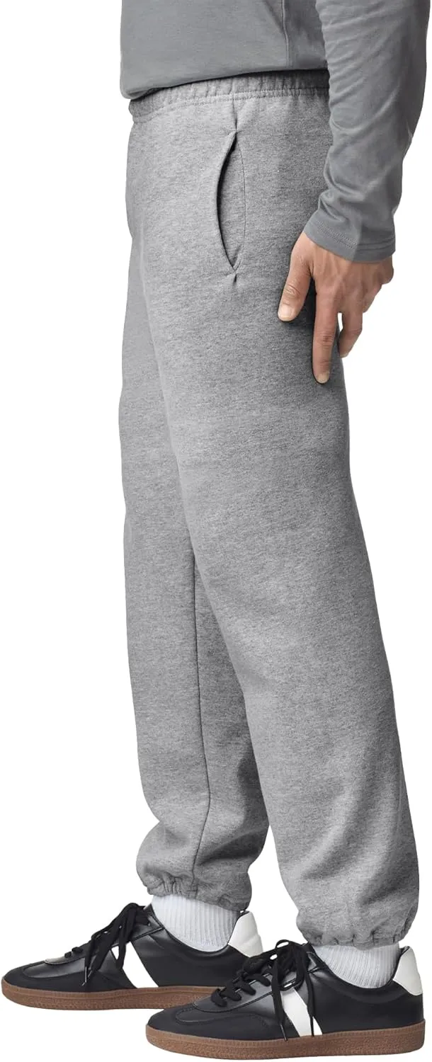 Gildan Adult Fleece Elastic Bottom Sweatpants with Pockets, Style G18100