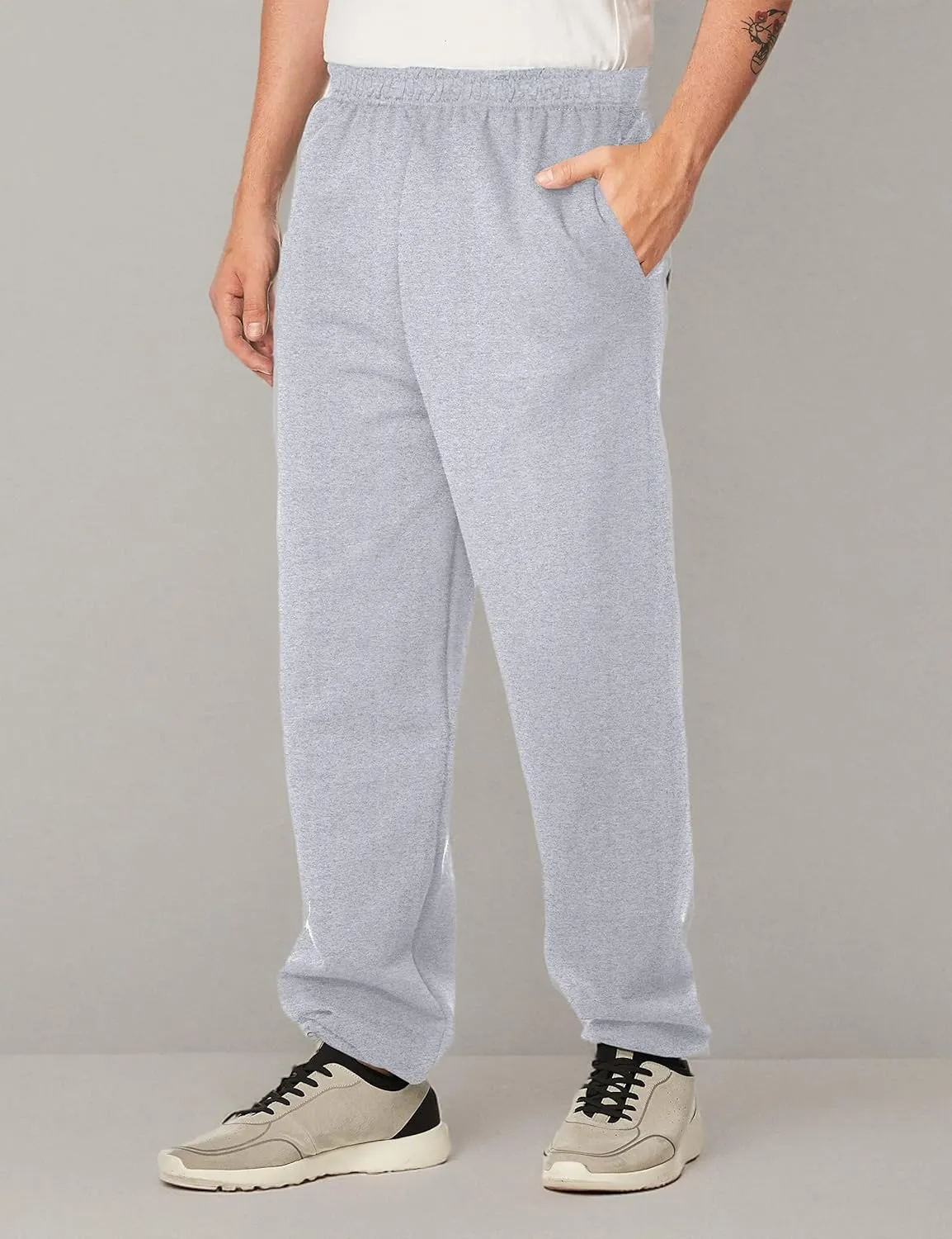 Gildan Adult Fleece Elastic Bottom Sweatpants with Pockets, Style G18100