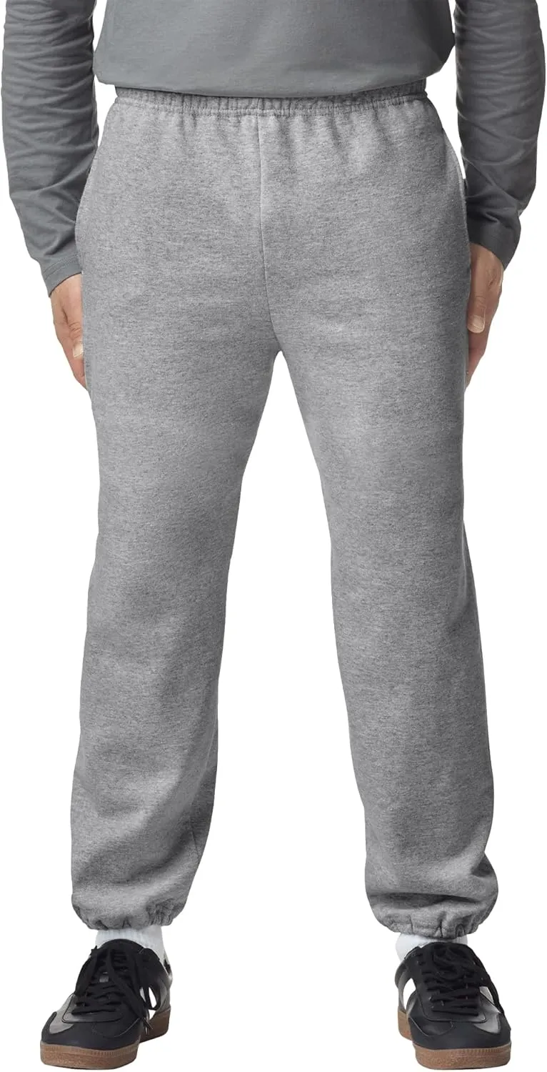 Gildan Adult Fleece Elastic Bottom Sweatpants with Pockets, Style G18100