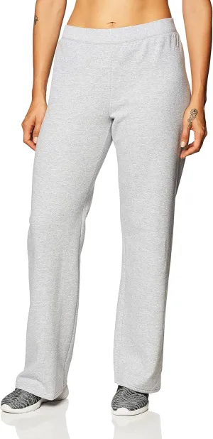 Hanes Womens EcoSmart Fleece Petite Sweatpants, Open Bottom Sweatpants, Petite, 28.5''