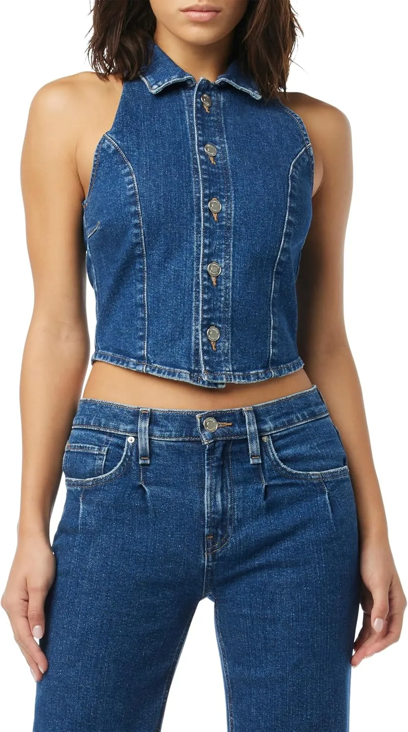 HUDSON Women's Denim Halter Vest