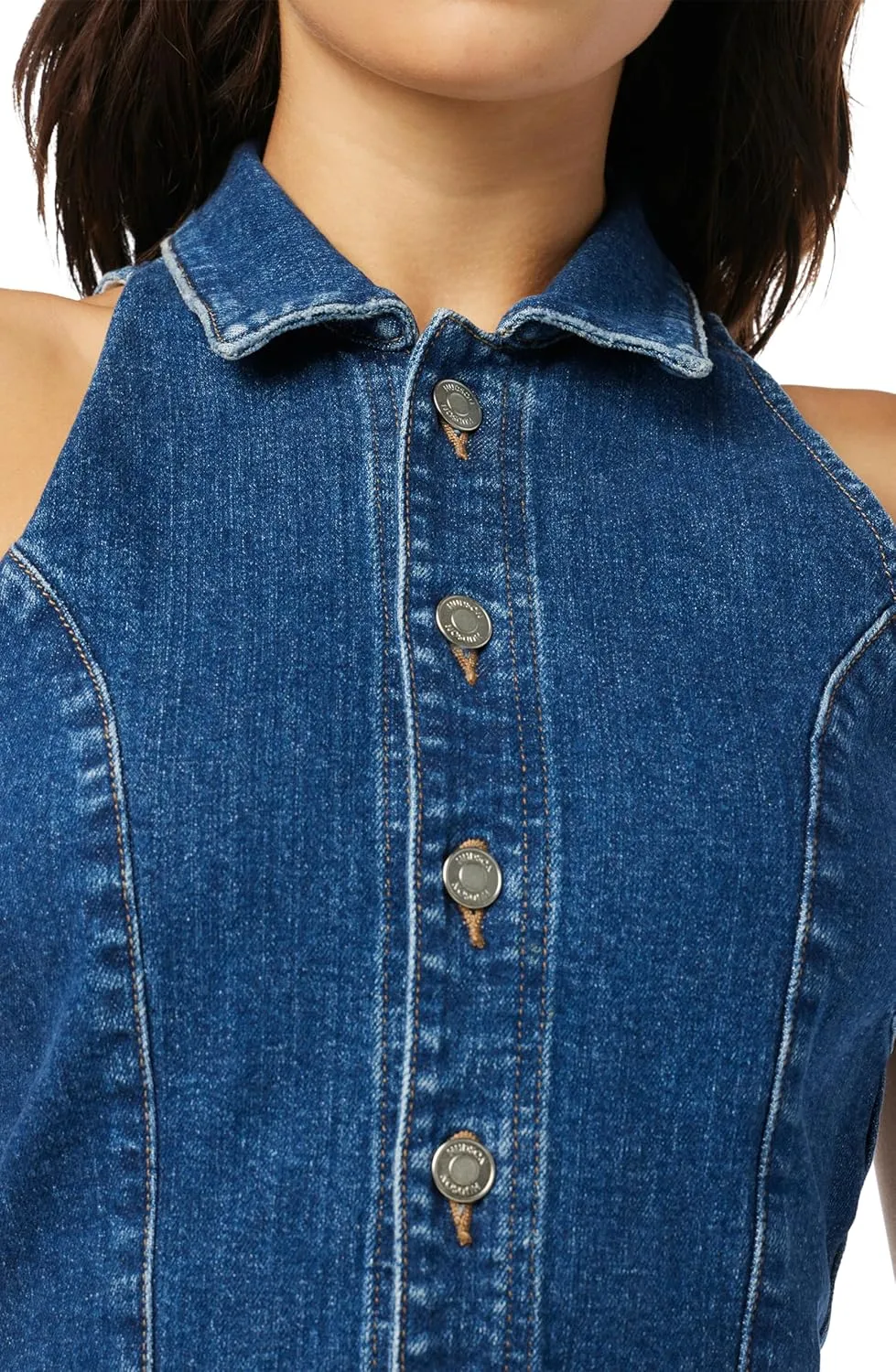 HUDSON Women's Denim Halter Vest