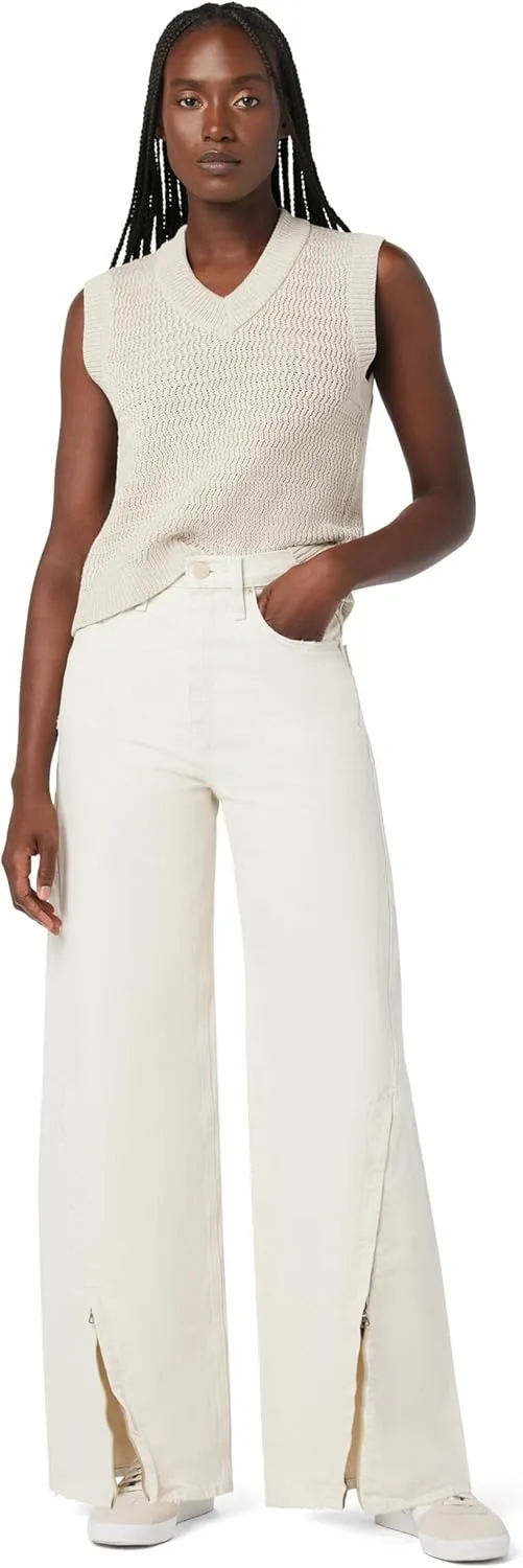 HUDSON Women's James High Rise Wide Leg Jean