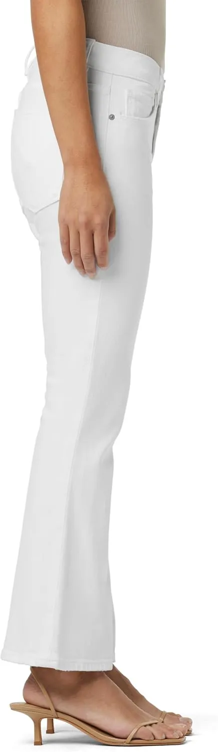 HUDSON Women's Petite Nico Mid Rise Cropped Bootcut Jean