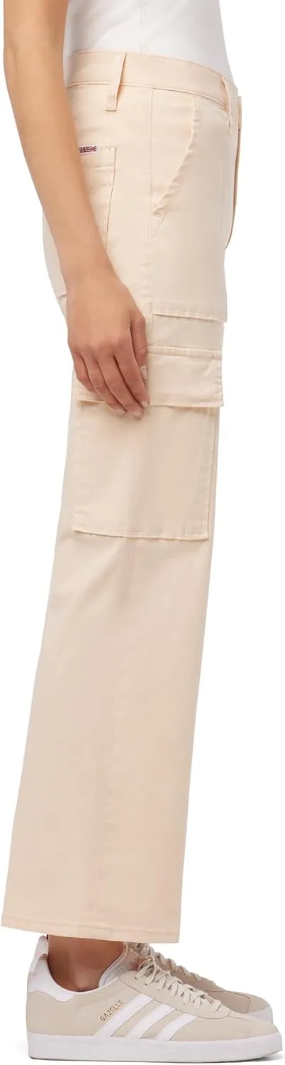 HUDSON Women's Rosalie High Rise Wide Leg Cargo Ankle Pant