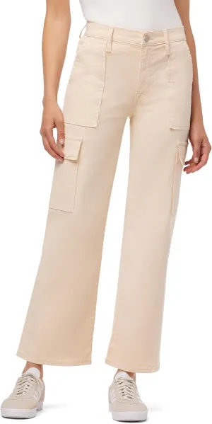 HUDSON Women's Rosalie High Rise Wide Leg Cargo Ankle Pant
