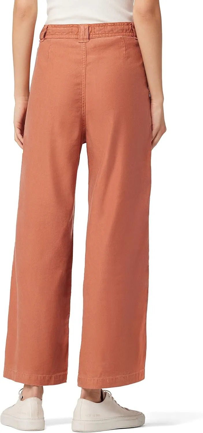 HUDSON Women's Wide Leg Paper Bag Trouser Pant