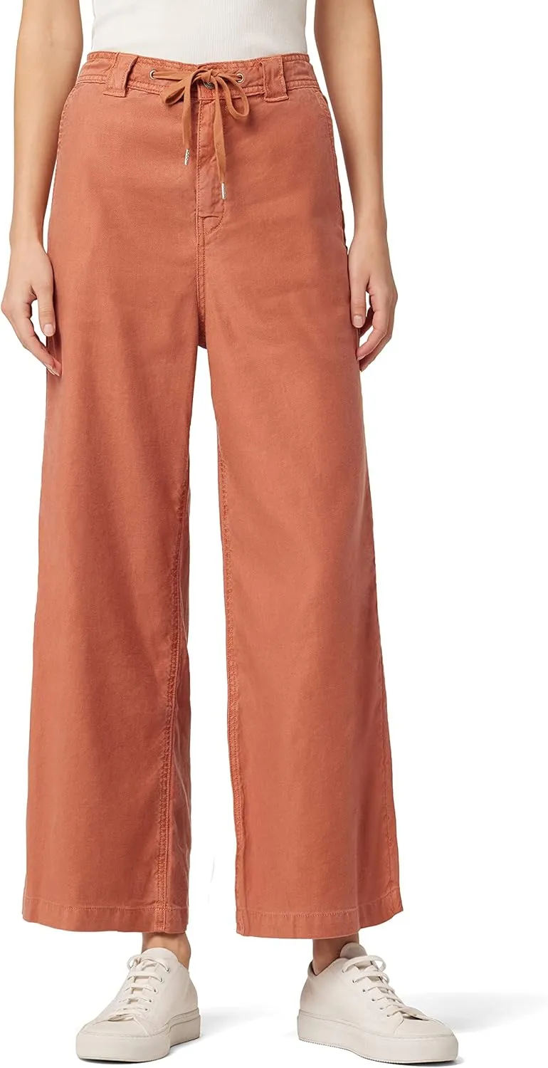 HUDSON Women's Wide Leg Paper Bag Trouser Pant