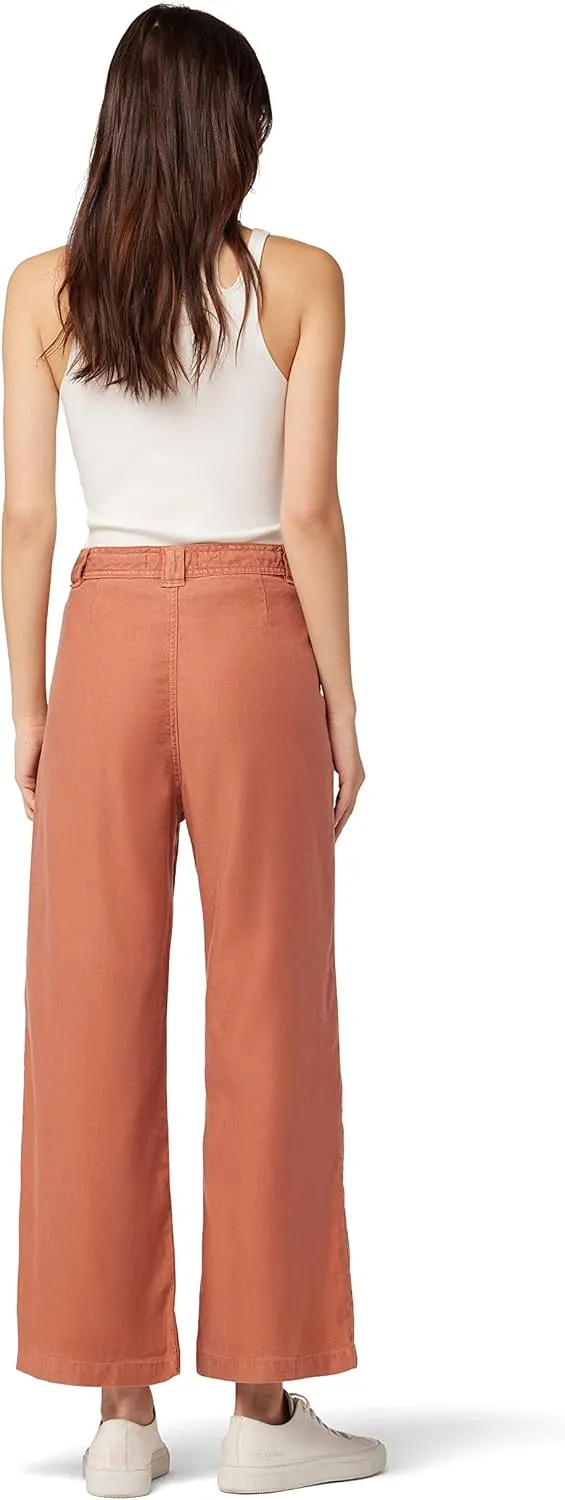 HUDSON Women's Wide Leg Paper Bag Trouser Pant